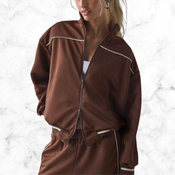 🔥NWT | Urban Outfitters BDG Track Jacket Retro Colorblock Streetwear Y2K Size XL - Picture 3 of 13